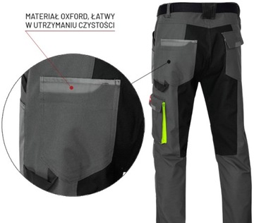 МУЖСКИЕ РАБОЧИЕ БРЮКИ ЭЛАСТИЧНЫЕ, УСИЛЕННЫЕ, СТРЕЙЧ SLIM