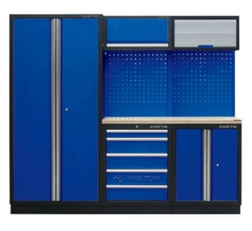 KING TONY ZESTAW MEBLI WARSZTATOWYCH STÓŁ SZAFA