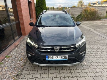 Dacia Sandero III Hatchback 5d 1.0 TCe 90KM 2022 Dacia Sandero Stepway 1.0 benzyna 91 KM zarej w PL ksiazka serwis zadb, zdjęcie 4