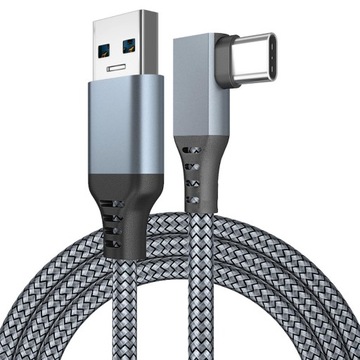 Kabel USB A do C Kabel USB C Wysoki Szary 5m 16ft