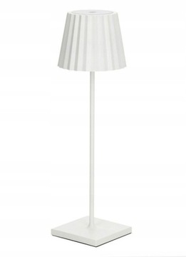 Lampka Nocna Lampa Stołowa LED Bezprzewodowa BIAŁA Minimalistyczna L02