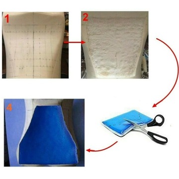 НАКЛАДКА НА СИДЕНЬЕ МОТОЦИКЛА ГЕЛЕВЫМ КОВРИКОМ ГЕЛЕВАЯ ВСТАВКА НА СИДЕНЬЕ МОТОЦИКЛА своими руками