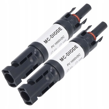 2 SZT. ZŁĄCZE KONEKTOR DIODA 20A MC4 DC 1000V