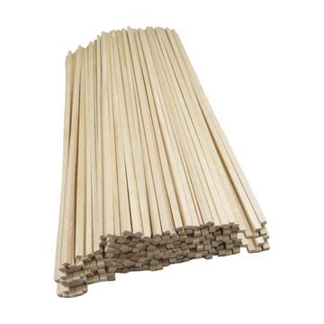 50 шт. Незаконченные квадратные палочки для ремесел домашний декор модель 400x3x3mm