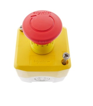 SCHNEIDER EMEGRENCY BUTTON + BOX 1L1808 ! NEW !