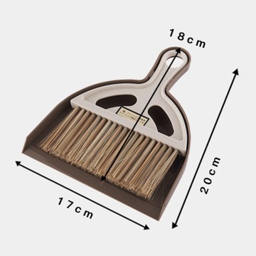 Мини-веник с совком, набор веников для кошачьего туалета, универсальный набор ручных веников A