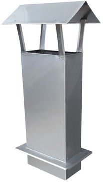 Daszek nierdzewny na komin 140x270 /14x27 KWAS