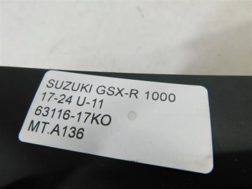 КРЕПЛЕНИЕ ПЛАСТИНЫ КРЫЛА SUZUKI GSX-R 1000 17-24 U-11 63116-17KO