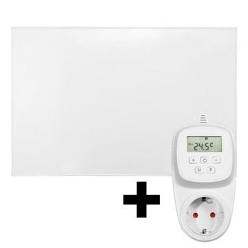 Grzejnik podczerwień elektryczny panel IR 780 W ścienny z termostatem