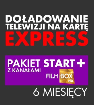 Doładowanie TNK START+ Filmbox Pack 6 MIESIĘCY