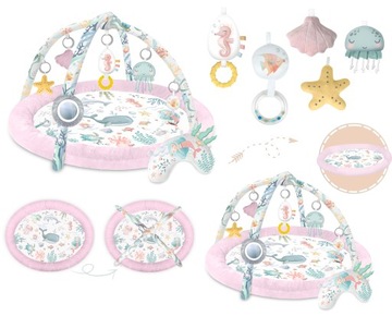 MATA EDUKACYJNA INTERAKTYWNA OCEAN NUKIDO RÓŻOWA DLA DZIECI NOWOŚĆ NIEMOWLE