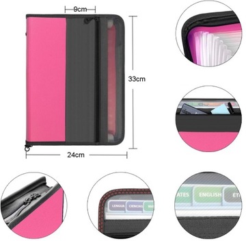 Папка для документов складная с 13 отделениями Biwuar