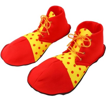 DUŻE KOLOROWE BUTY KLAUNA CLOWNA KLAUN ANIMATOR