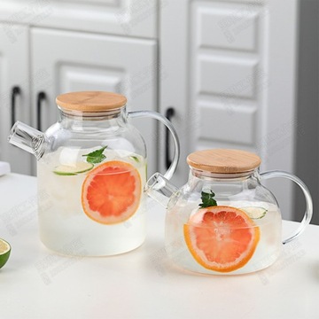 Кувшин DRINKS для сока, лимонада, стеклянная крышка, 1,8л
