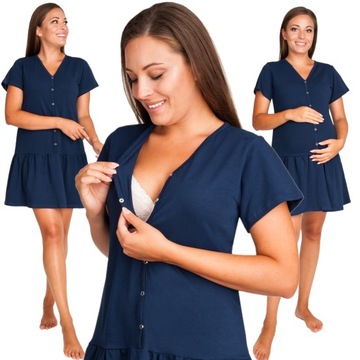 Koszula nocna ciążowa do karmienia piersią LIVIA