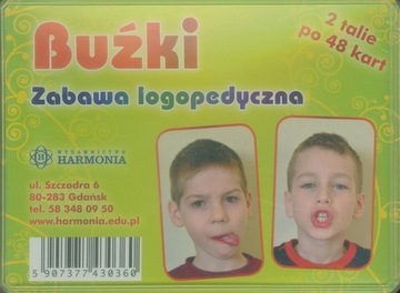 BUŹKI ZABAWA LOGOPEDYCZNA PRACA ZBIOROWA 1 SZT