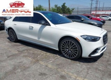 Mercedes Klasa S W223/V223 2023 Mercedes-Benz Klasa S 500 4Matic 2023 3.0l 3.0 Benzyna 429KM
