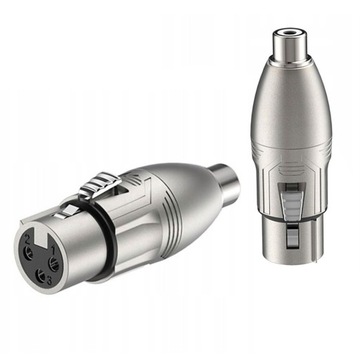REDUKCJA ADAPTER PRZEJŚCIÓWKA ŁĄCZNIK WTYKU XLR ROXTONE RA2XFPF SOLIDNY