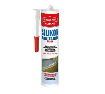 Silikon sanitarny Wkręt-Met biały 310 ml