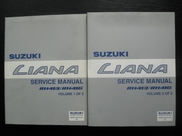 Книга по ремонту Suzuki Liana Suzuki Liana RH416