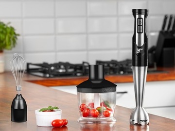 МНОГОФУНКЦИОНАЛЬНЫЙ РУЧНОЙ БЛЕНДЕР ТУРБО 800ВТ ПРОЦЕССОР