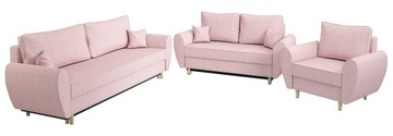 Zestaw wypoczynkowy Max 3+2+1 Kanapa, Sofa, Fotel