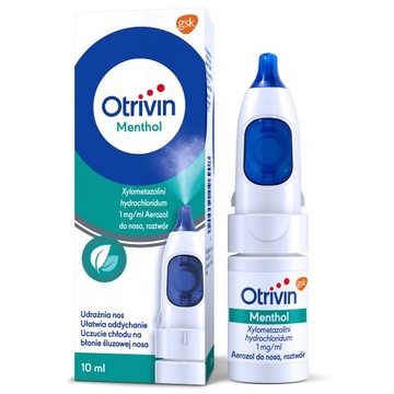 Otrivin Menthol 1mg/ml, aerozol do nosa, 10 ml