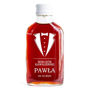 BUTELECZKA 50ml na wieczór kawalerski -WZÓR 603