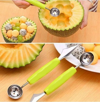 ДВУХСТОРОННИЙ ИНСТРУМЕНТ ДЛЯ УКРАШЕНИЯ ШАРИКОВ, ФРУКТОВ И ОВОЩЕЙ