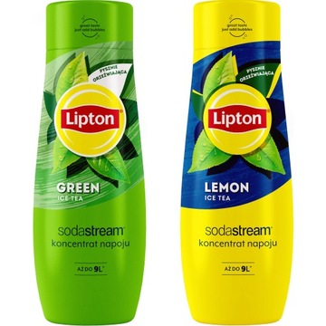 SYROPY SODASTREAM LIPTON- ICE TEA ZIELONA HERBATA +LEMON