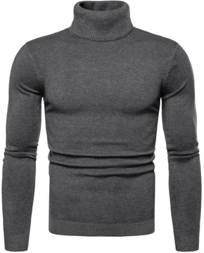 GOLF MĘSKI SWETER PÓŁGOLF ELASTYCZNY