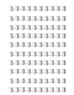 IKEA VARIERA - zaślepka biała 100 sztuk