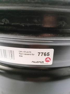 DISK OCELOVÝ KIA OE 6.5" X 16" 5X114.3