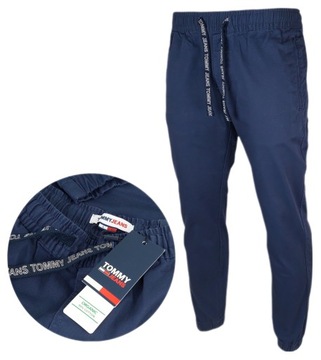 Tommy Hilfiger Spodnie męskie Joggery Granatowe Tommy Jeans r. XL