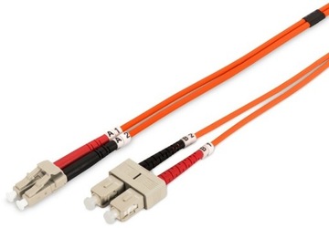 Patchcord światłowodowy wielomodowy OM2 LC-SC 2m