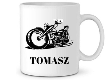 Kubek motocyklisty motor prezent motocykl imię