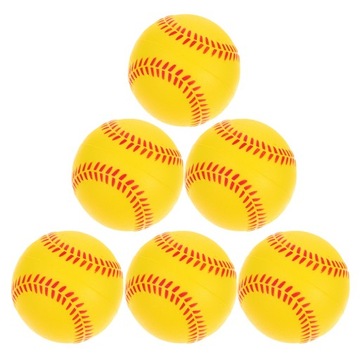БЕЙСБОЛ ДЕТСКИЙ ТРЕНИРОВОЧНЫЙ 6 ШТ.