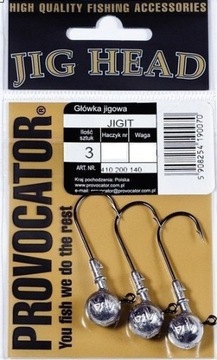 ДЖИГ-ГОЛОВКА ПРОВОКАТОР ДЖИГИТ 4/0 12ГРАММ OP3PCS ДЖИГ-ГОЛОВКИ