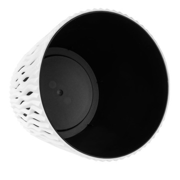 DONICZKA DONICA OSŁONKA OZDOBNA AŻUROWA 16CM SANDY BIAŁA Z WKŁADEM 1,7L