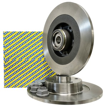 SNR KF155.81U TARCZA HAMULCOWA TYŁ RENAULT