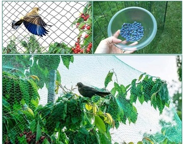 СЕТКА ДЛЯ ПТИЦ, БОЛЬШАЯ, ОЧЕНЬ ПРОЧНАЯ, УФ-ФИЛЬТР, 8x20м