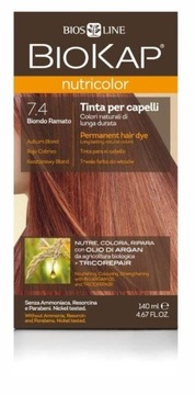 BioKap Farba Pielęgnacyjna Nutricolor 7.4 Kasztanowy Blond