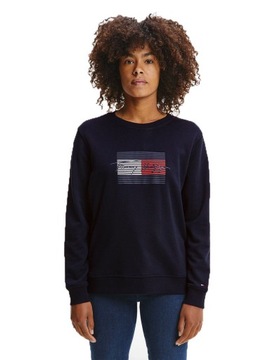 TOMMY HILFIGER BLUZA DAMSKA REGULAR NAVY r. M