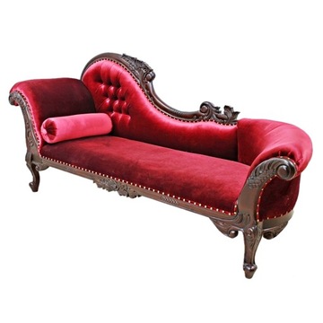 NOWA RZEŹBIONA KLASYCZNA SOFA KANAPA SZEZLONG