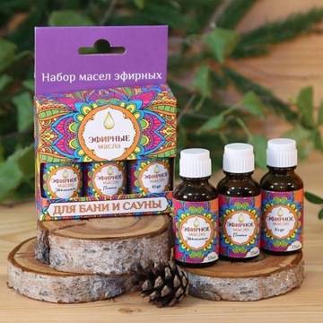Zestaw olejków 3x17ml jodła, mięta, pomarańcza