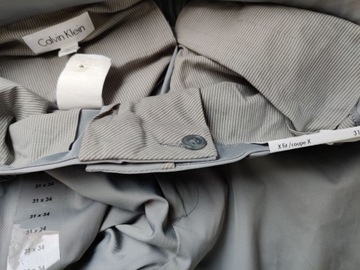 Spodnie Calvin Klein Slim Fit W31 L34 twill K4085