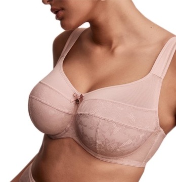 90F * ALLES BIUSTONOSZ SCARLET II MIĘKKI SOFT FULL CUP NA DUŻY BIUST RÓŻ