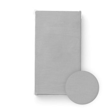 BOCIOLAND Prześcieradło JERSEY 60x120 CIEMNY SZARY