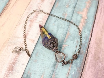 WISIOREK WAHADŁO ORGONIT RADIESTEZYJNE AGAT TURKUS DOBRE SAMOPOCZUCIE