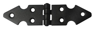ZAWIAS BUDOWLANY OZDOBNY DO DRZWI 25x100 CZARNY